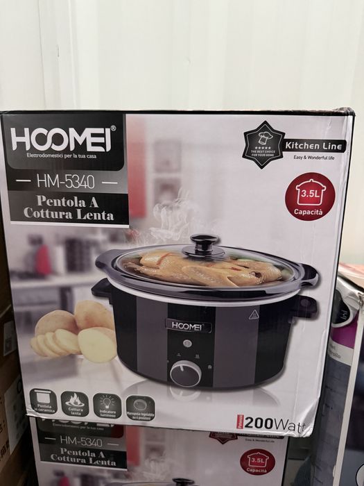 Panela de cozedura lenta 200w 4,8L NOVA NA CAIXA