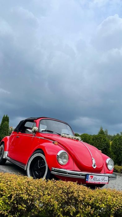 Garbus Cabrio auto do ślubu