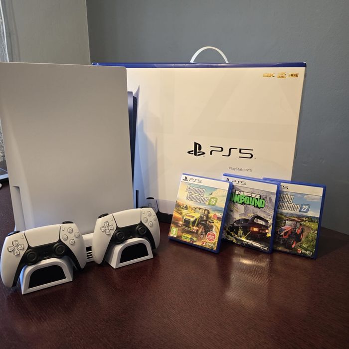 PlayStation 5 z Napędem + 3 gry