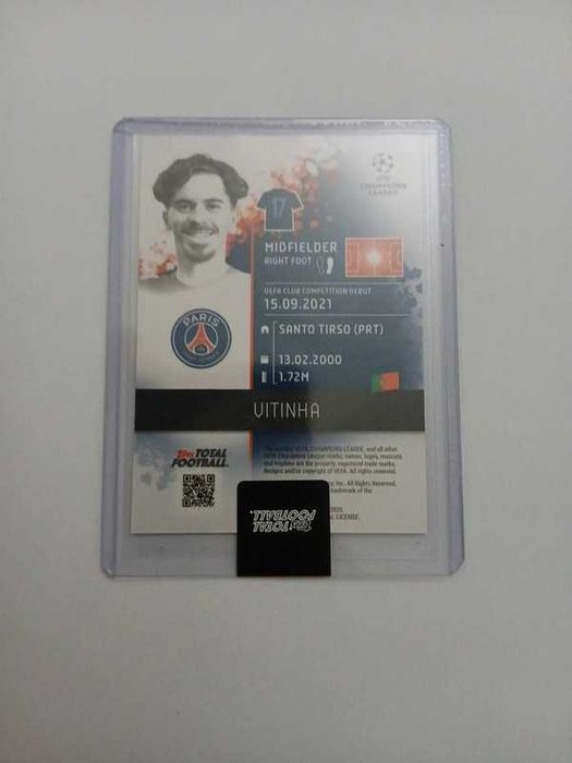 Vitinha PSG 4/50 Topps Total Football