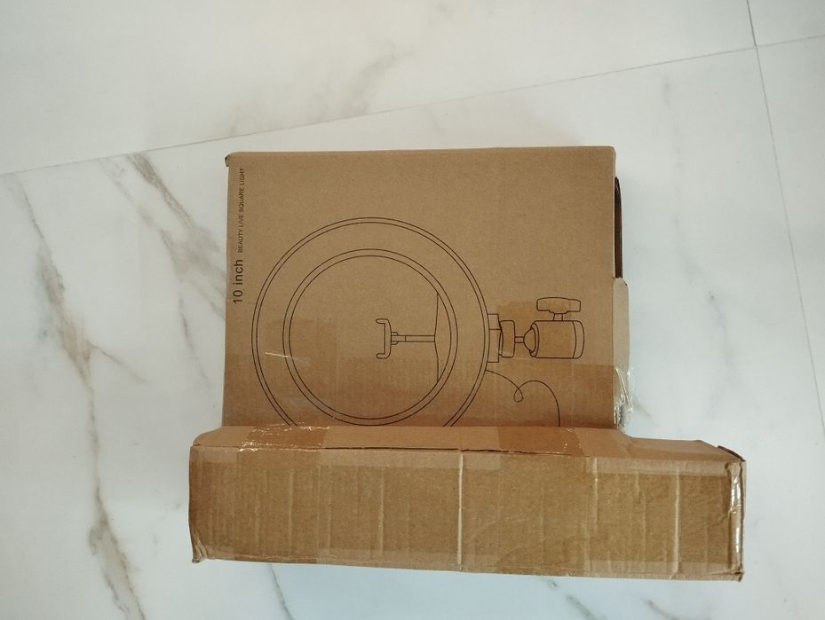 Anel de luz com tripé