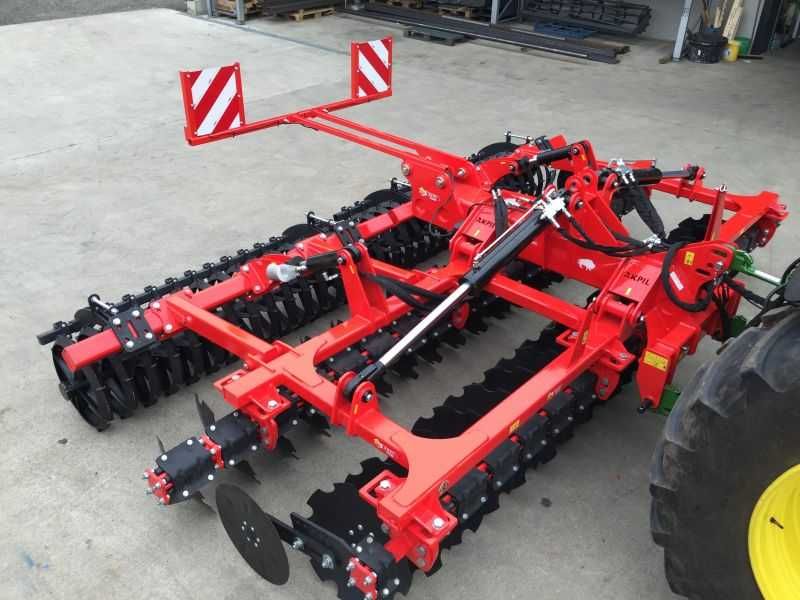 Brona Talerzowa AKPIL GEPARD XL | BISON XL 4m 5m |Wózek transportowy| CIĘŻKA|