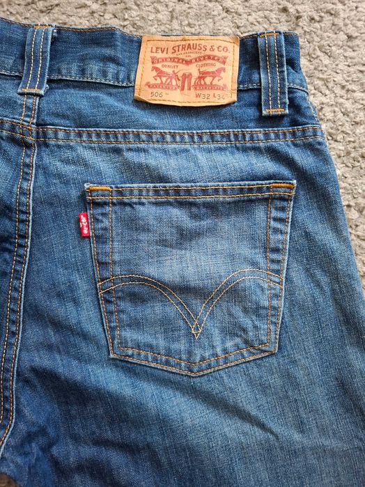 Oryginalne jeansy Levis 506 w rozmiarze W32 L34