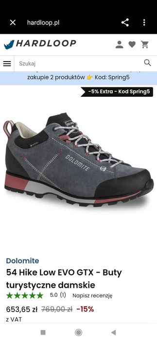 Vibram Dolomite róż EU 38 , 2/3