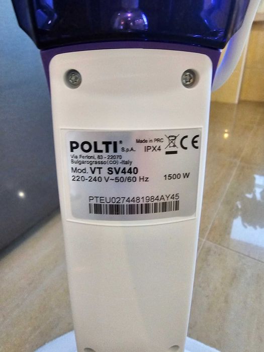 Máquina de limpeza a vapor com mopa Polti Vaporetto SV440
