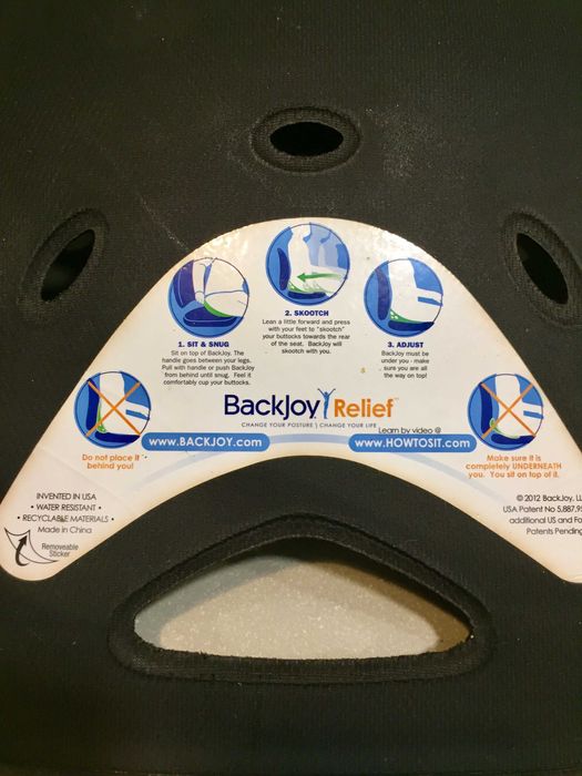 Vendo Assento BackJoy SitSmart Posture Plus alívio da dor lombar