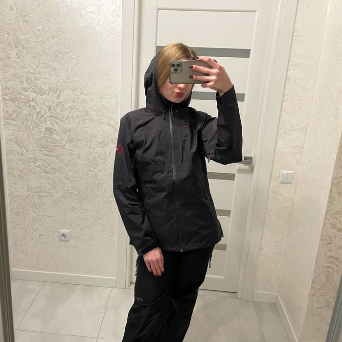 Оригінал Mammut Wenaha Gore-tex куртка жіноча трекінгова вітровка маму
