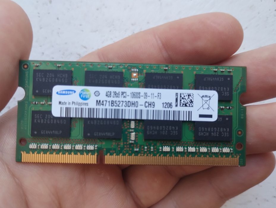 Оперативна пам'ять ddr3 4gb so-dimm
