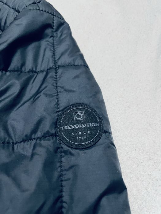 Trevolution куртка брендовая мужская весенние чёрная