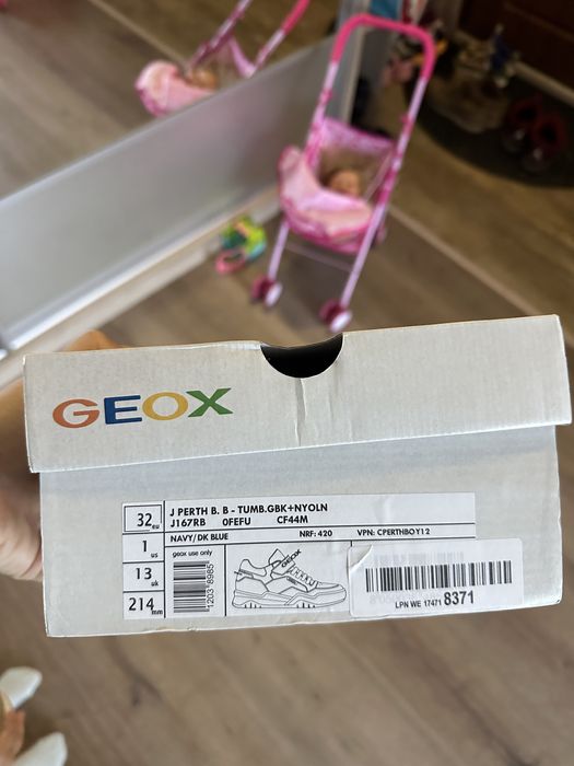 Демісезонні кеди, хайтопи, кросівкт geox 32