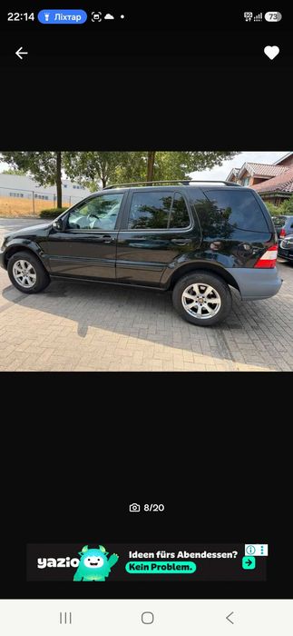 Автомобіль Мерседес ML 270