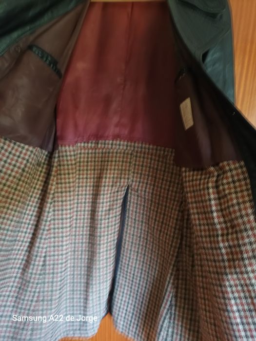 Casaco em couro vintage