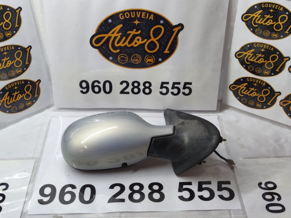 Espelho retrovisor eletrico direito cinza renault megane I ano 1999