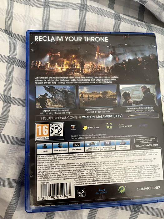 Ps5 jogo Final fantasy XV ps4 edicão 1 dia