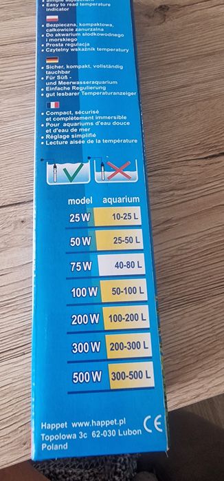 Grzałka do akwarium