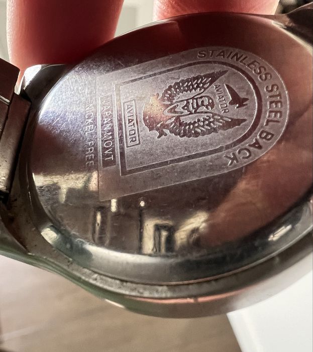 Relógio Aviator Nickel Free