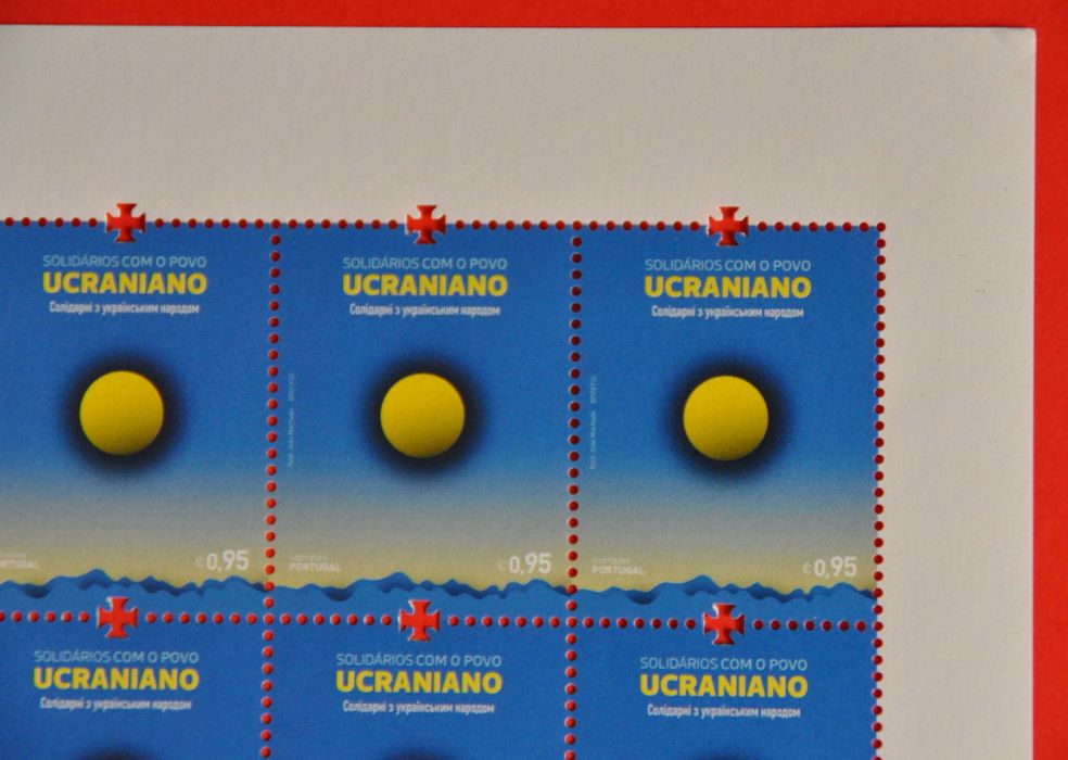 Португалия Солидарность с Украиной За Мир в Украине 2022 Лист