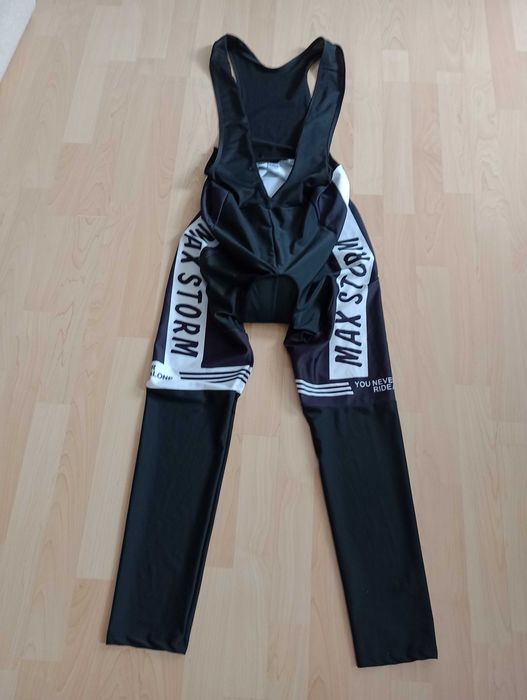 Spodnie rowerowe na szelkach Max Storm rozmiar XL.