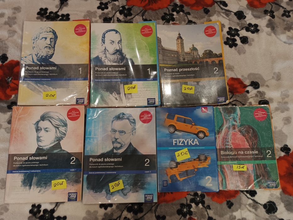 Książki do klasy 1 i 2 liceum