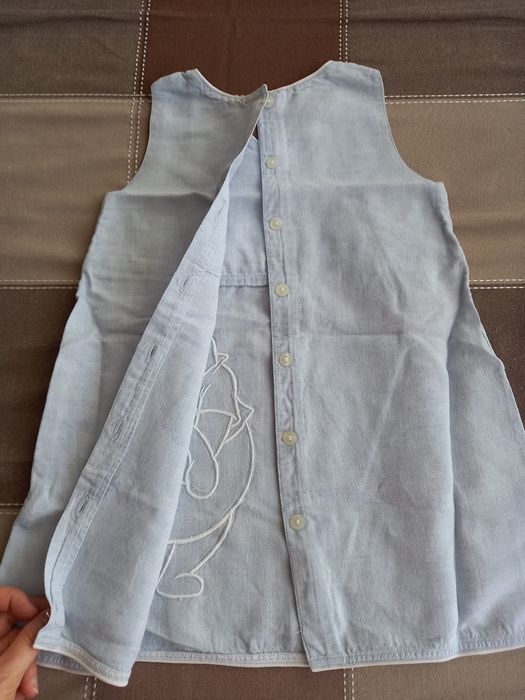 Sukienka letnia dziewczęca, Kubuś Puchatek, H&M, rozmiar 104