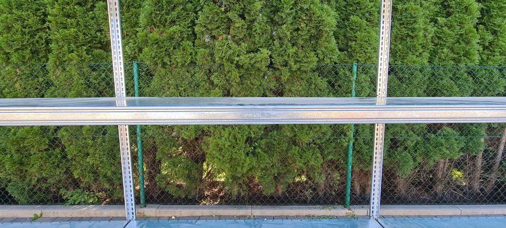 Regały magazynowe z demontażu 60głx100x200-300cm ocynk ocynkowany Meta