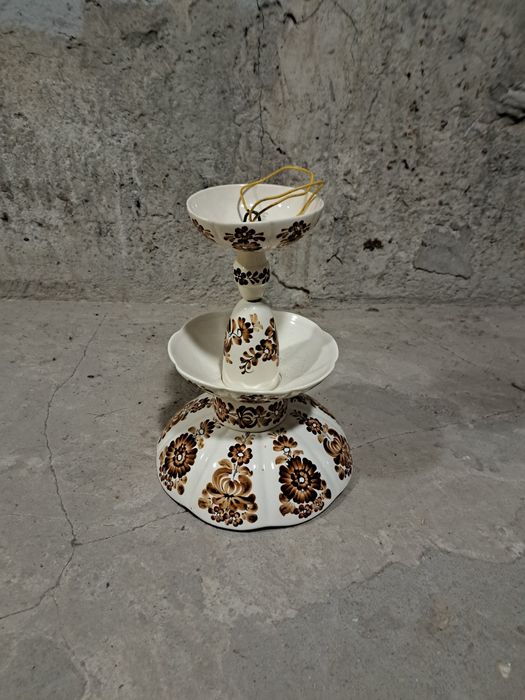 Lampa porcelana nowa na żarówkę normalną