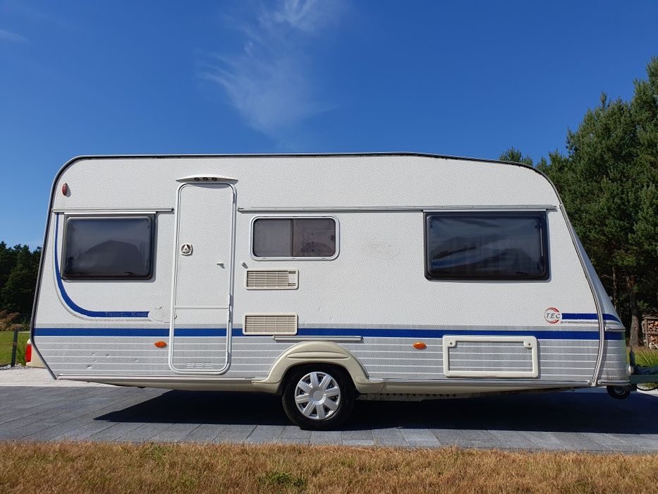 Tec Travel king2003r 4x osoby,Przedsionek,1200kg,Bojler,Media,Prysznic