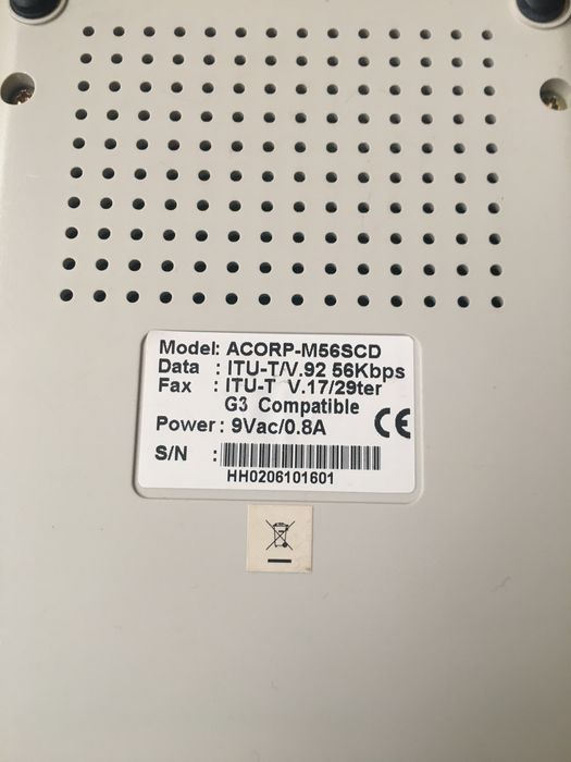 Модем  шнури кабеля