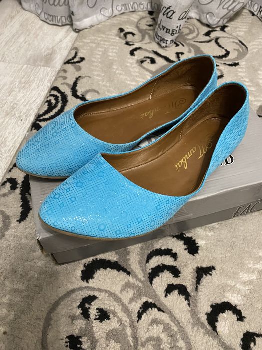 Кожанные балетки