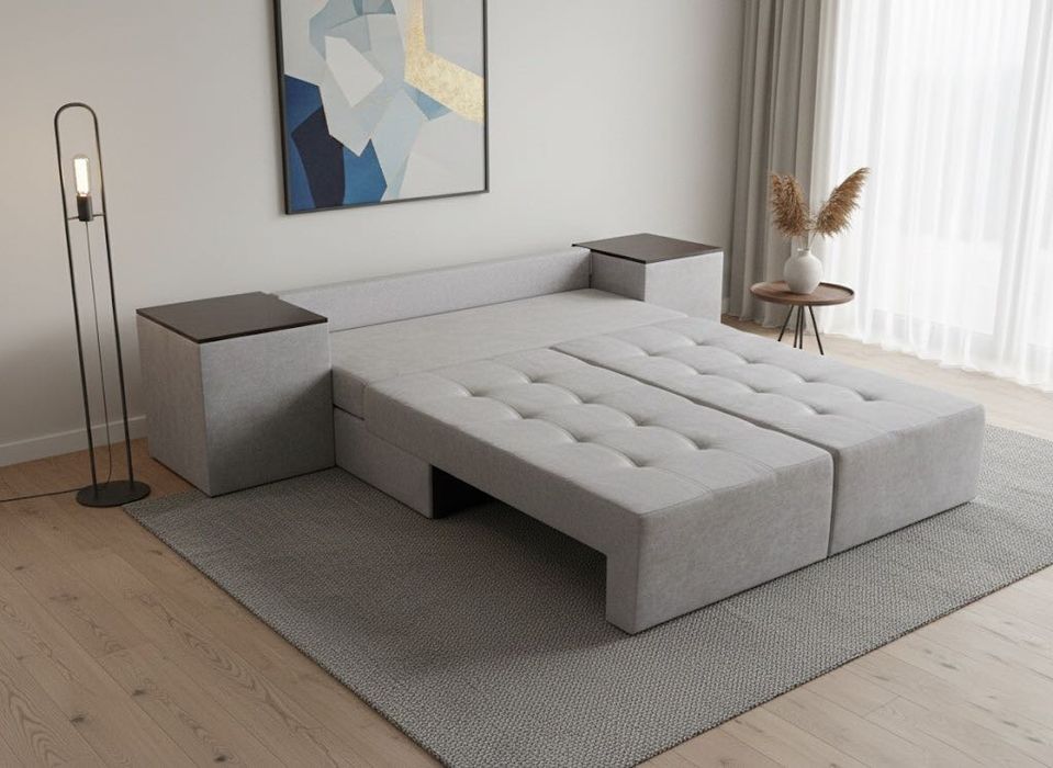 Диван трансформер,розкладний диван ліжко ,прямий,кутовий ,Елата ,Люкс