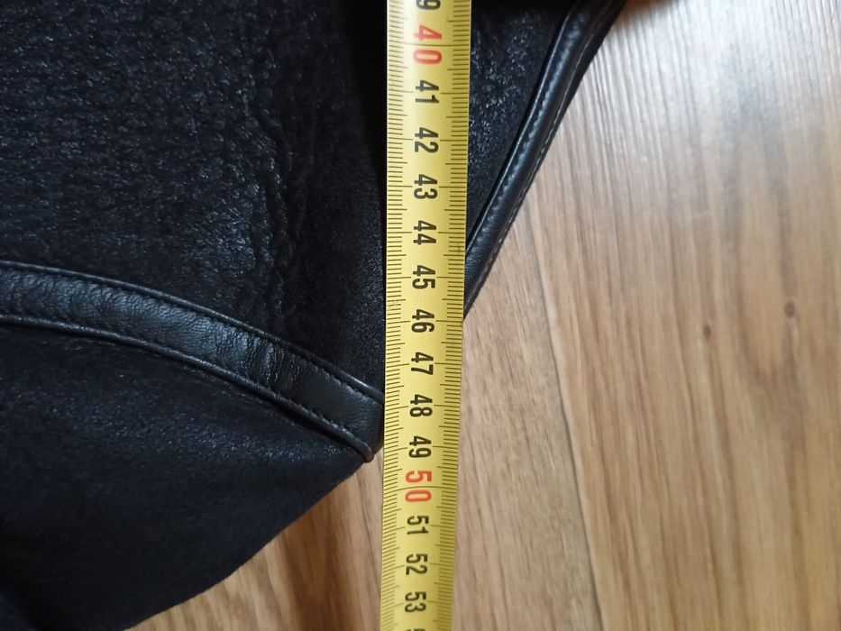 Дублёнка бомбер пилот размер M.