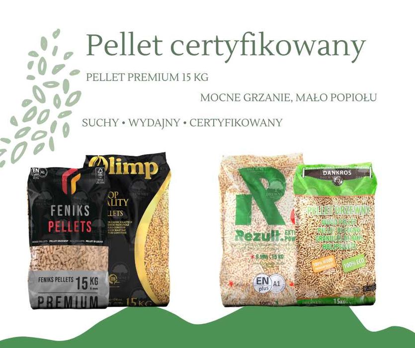 pellet NAJTAŃSZY oraz pellet Drewnut Olczyk Feniks Lava Gratis A2 a1