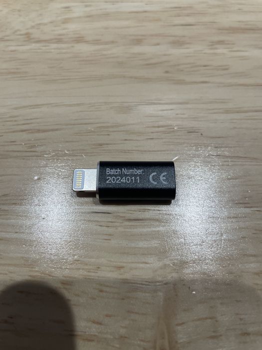 Adapter, przejściówka USB-C do Lightning