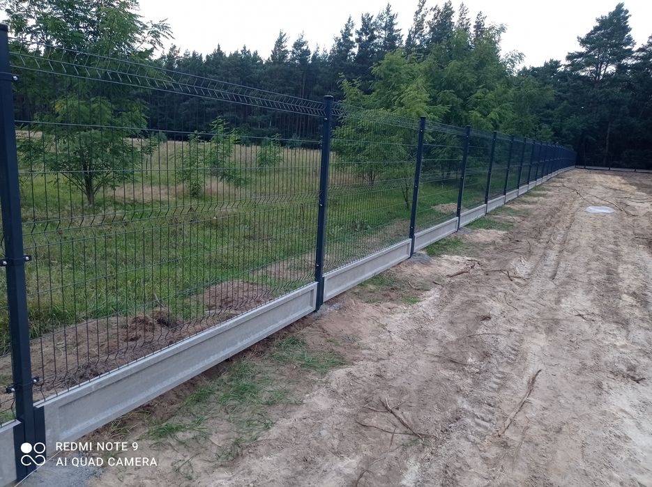 Ogrodzenie Panelowe 3d Panel 153+Podmurówka