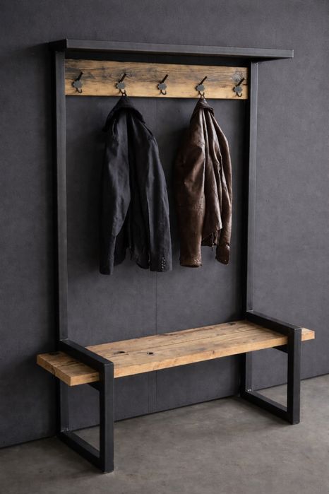 Zestaw wieszak na ubrania loft
