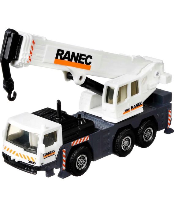 Matchbox Working Rigs 4-pak – Maszyny Budowlane GMC, Dźwig