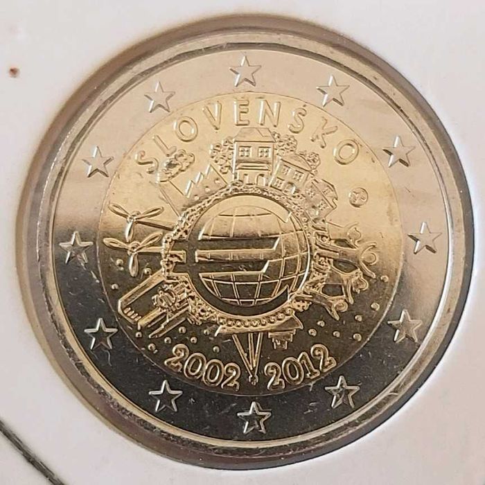 2 Euros de 2012 da Eslováquia, 10 Anos de Circulação do Euro