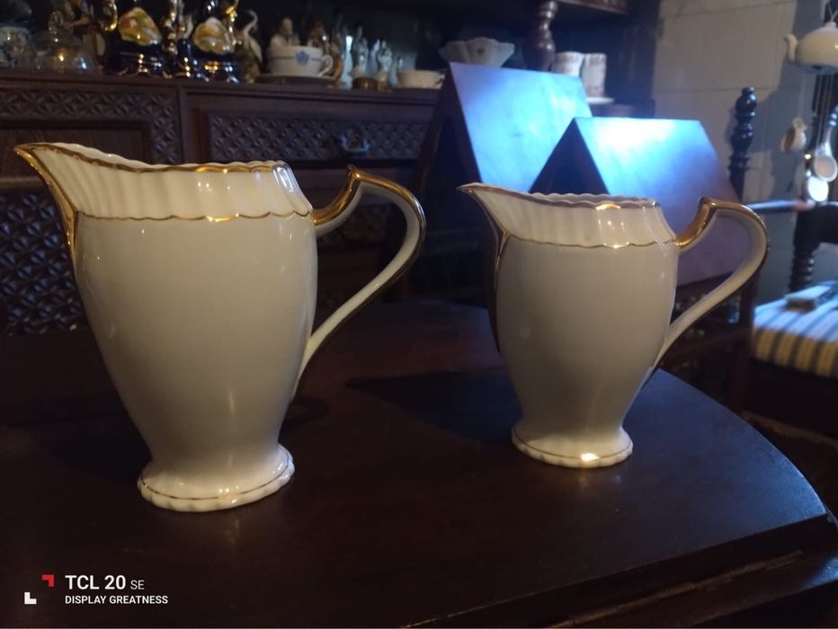 Lindíssimo conjunto de quatro peças da louça de Coimbra