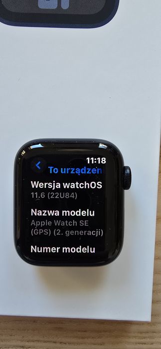 Apple watch SE GPS 40mm (2 Generacji )