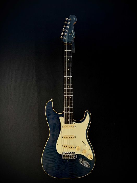 Fender Aerodyne Stratocaster (2004–2005), Japan, Transparent Blue