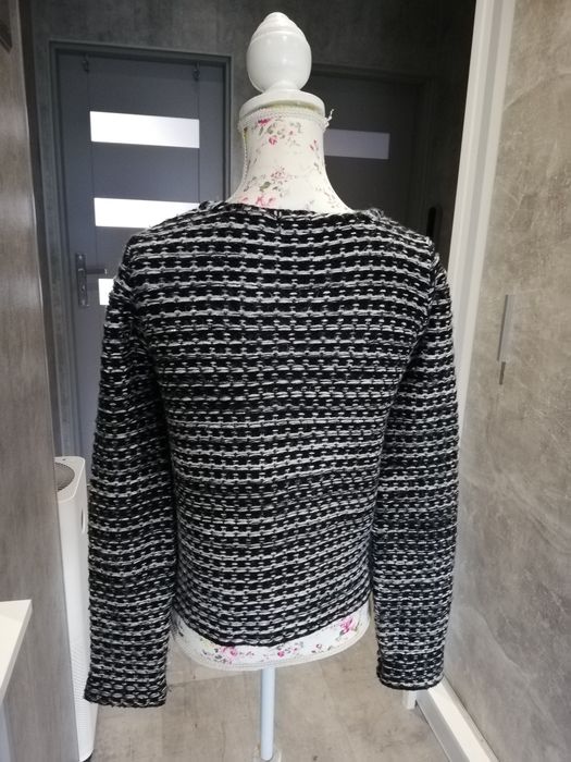 Kardigan S 36 Camaieu sweter zapinany jak ramoneska