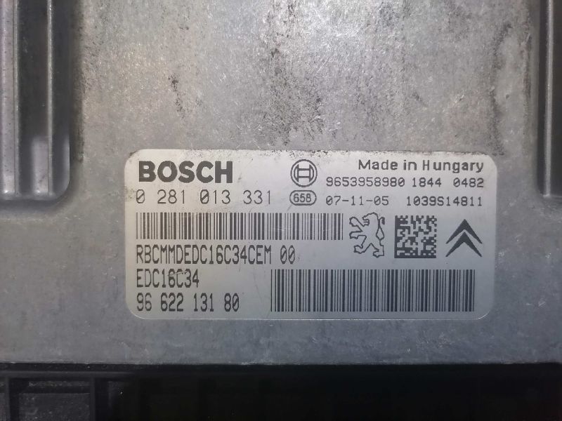 Centralina Do Motor Peugeot 207 Cc (Wd_)