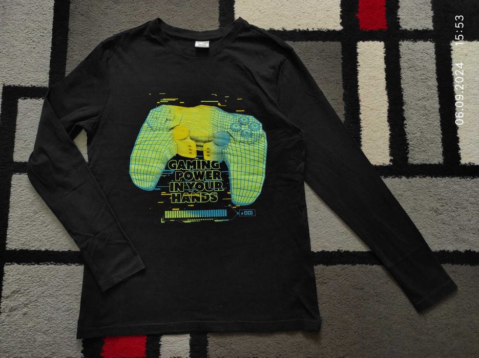 Тоненька,фірмова кофта,реглан,лонгслів для хлопчика 14-15 р-C&A