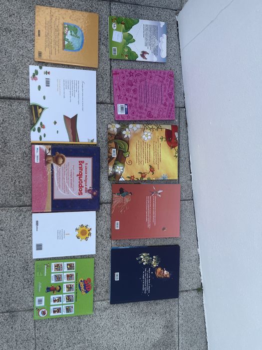 Children's books in various styles