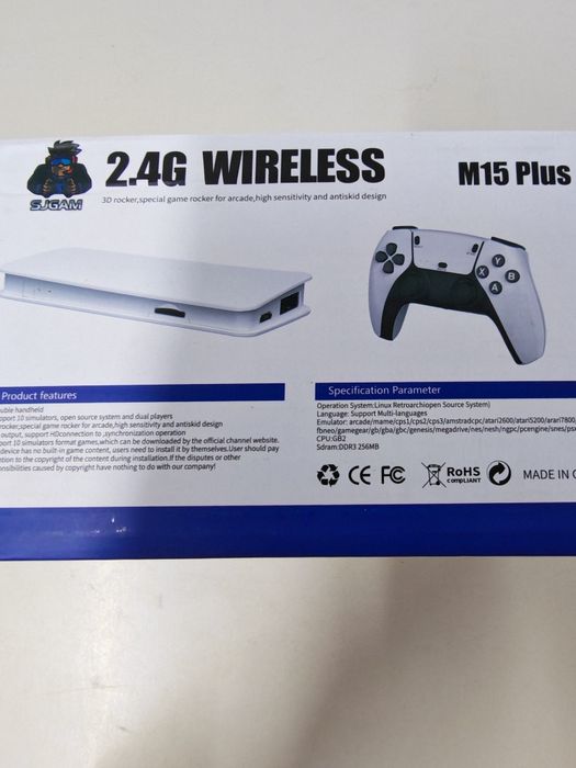 Bezprzewodowa konsola retro M15 Plus