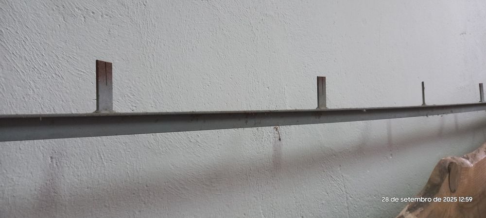 Calha para portão de correr