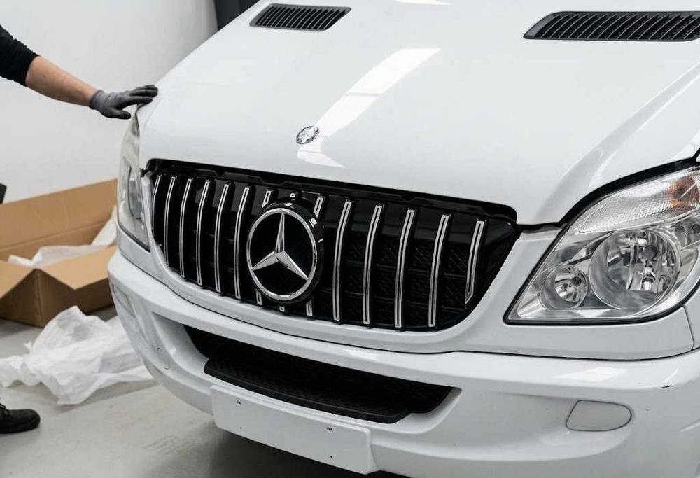 Решітка радіатора Mercedes Sprinter 2006-2013 GT Panamericana передняя решетка радиатора мерседес спринтер