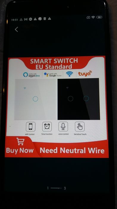 Новый Сенсорный выключатель вайфай управление