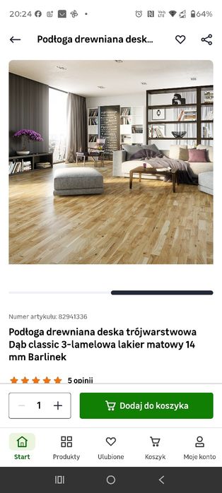 Podłoga drewniana deska trójwarstwowa. Gratis
