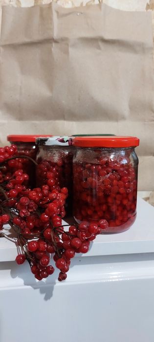 Продаю  ягоди калини з цукром